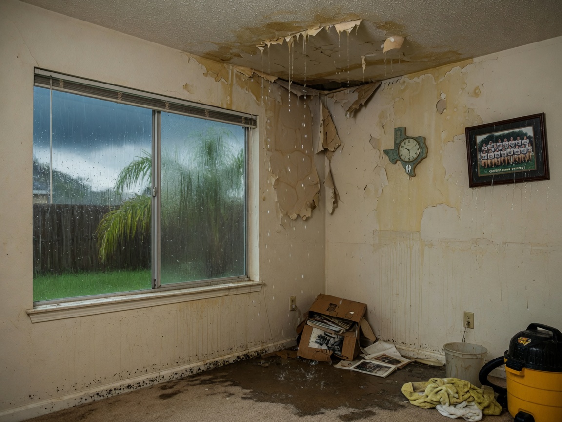 Why Heavy Rain Causes Indoor Water Damage in Conroe Homes