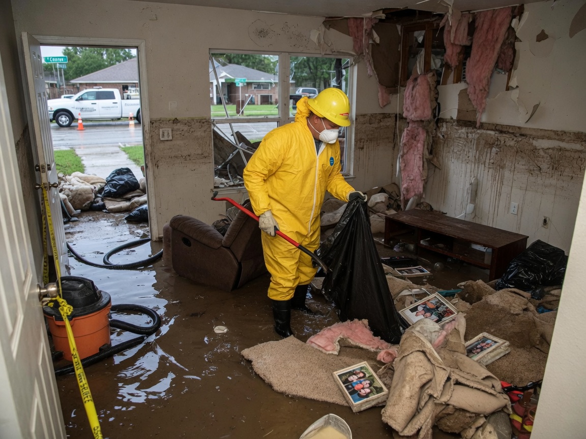 Flood Damage Cleanup in Conroe, TX