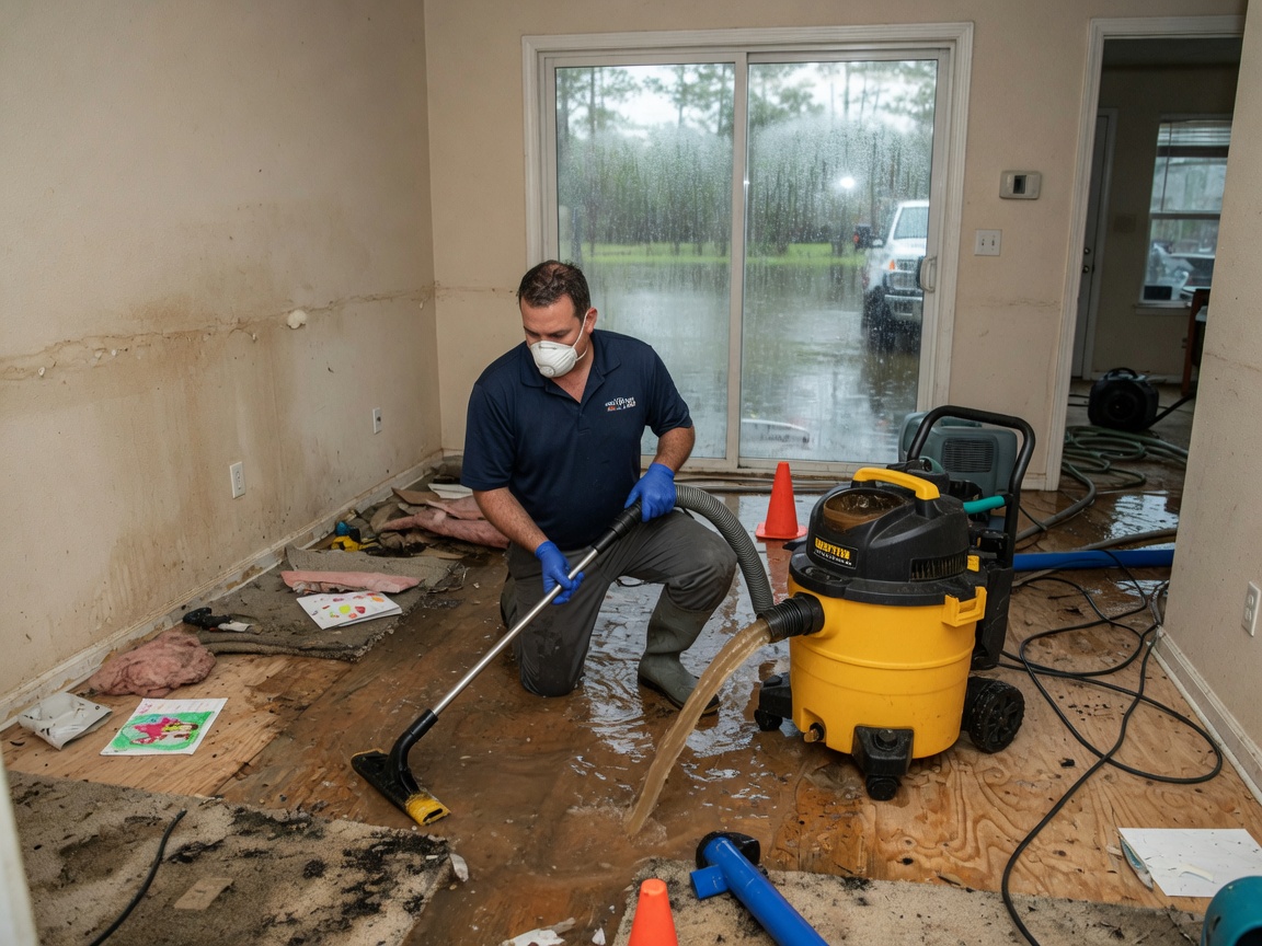 Standing Water Removal in Conroe, TX